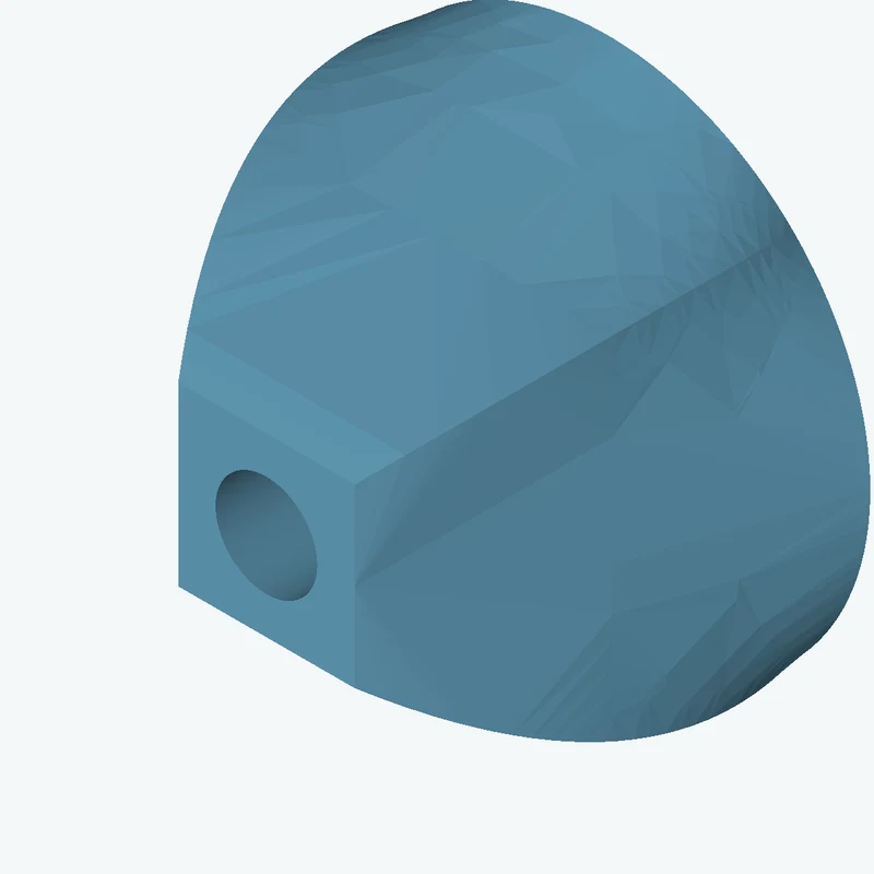 Lofted body through 3 sections: Ø45 mm circular section → 30.1 × 30.1 mm rectangular section → 15.1 × 15.1 mm rectangular section — 1891