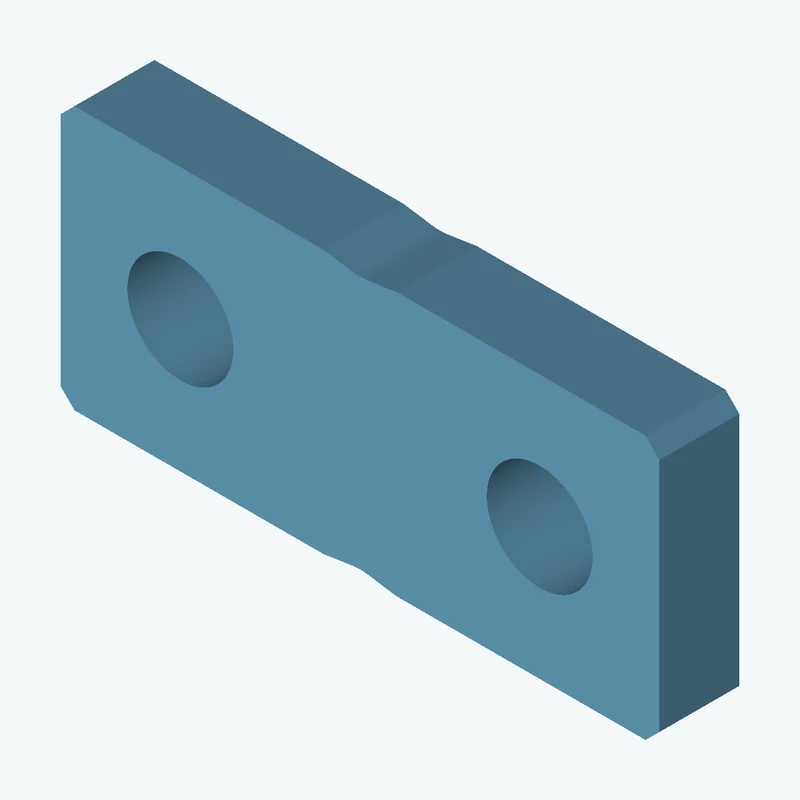 Rectangular body, 30 × 13.2 × 4 mm (W×D×H) — 0119