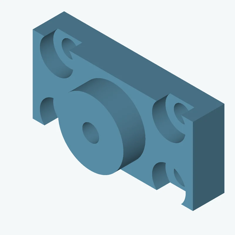 Rectangular body, 61.1 × 29.4 × 12 mm (W×D×H) — 0504