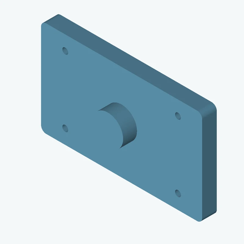 Rectangular body, 88.2 × 52.4 × 8 mm (W×D×H) — 0576