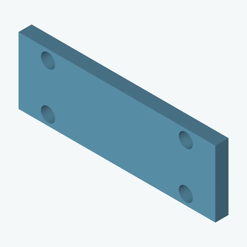 Rectangular body, 60 × 20.3 × 4 mm (W×D×H) — 0759