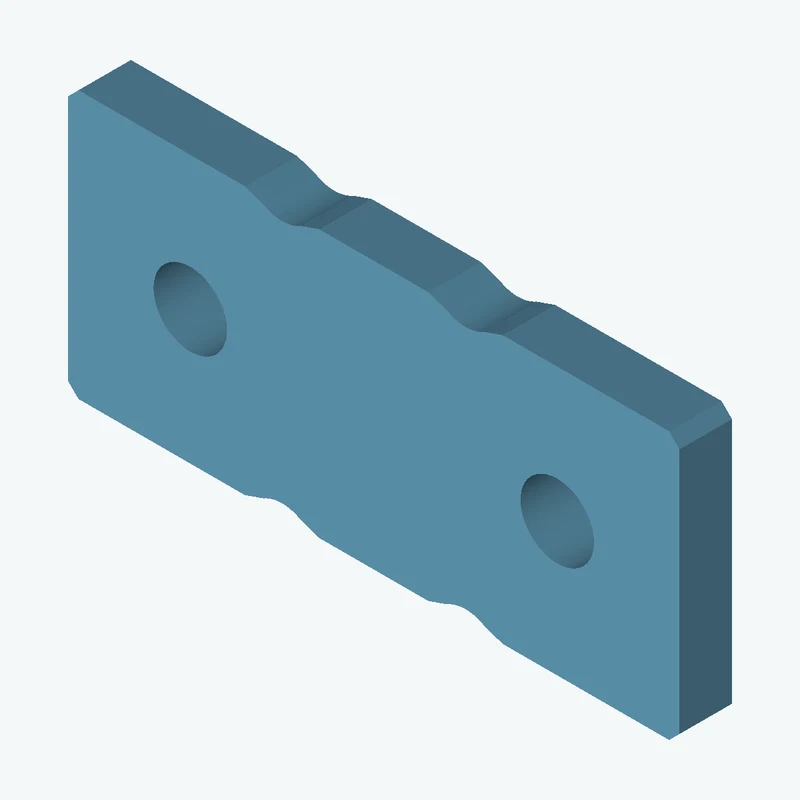 Rectangular body, 70 × 30.6 × 6 mm (W×D×H) — 0946