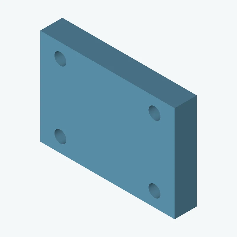 Rectangular body, 48.63 × 34.8 × 8 mm (W×D×H) — 1092