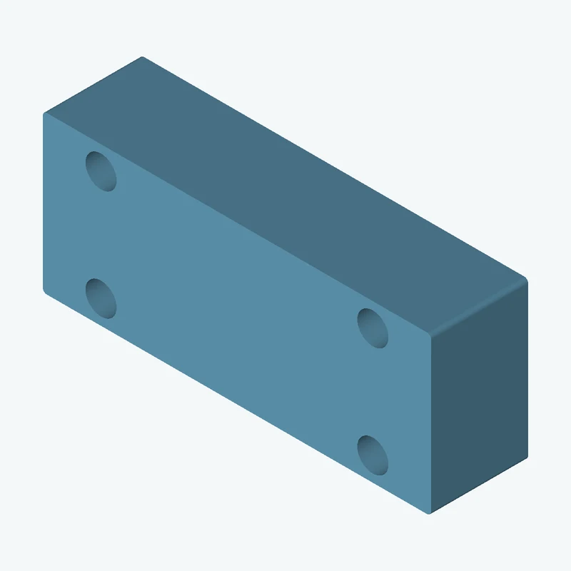 Rectangular body, 40 × 16.2 × 10 mm (W×D×H) — 1212
