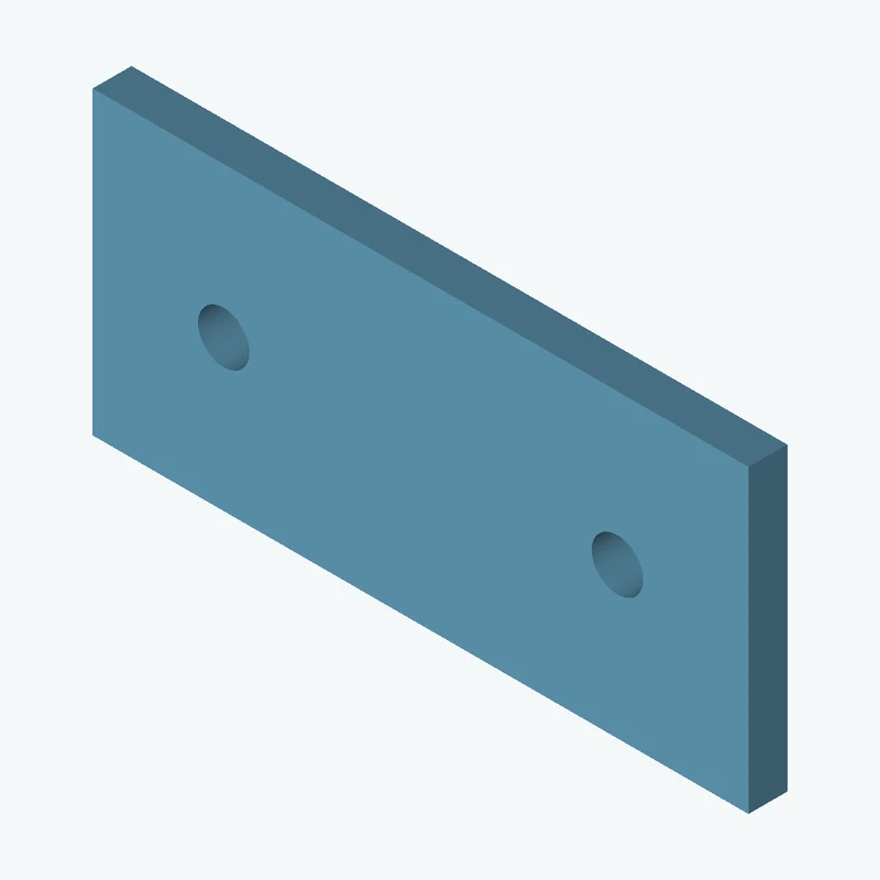 Rectangular body, 67.63 × 31 × 4 mm (W×D×H) — 1325