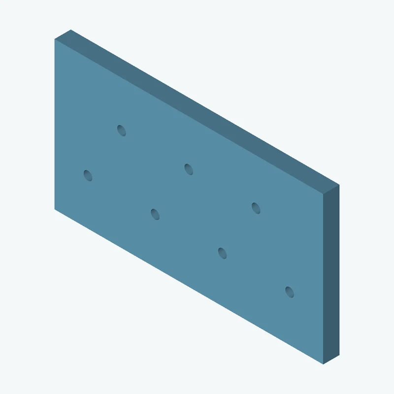 Rectangular body, 98.7 × 54.2 × 6 mm (W×D×H) — 1504