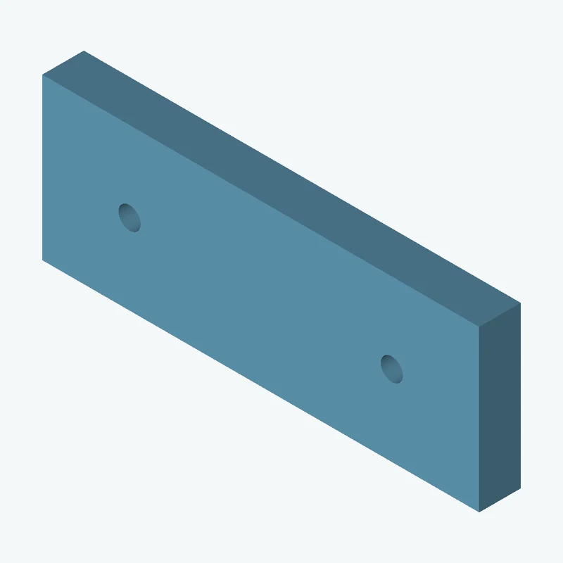Rectangular body, 104.97 × 38.6 × 10 mm (W×D×H) — 1548