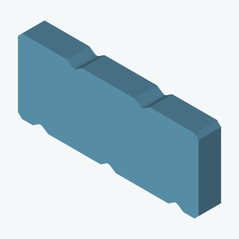 Rectangular body, 80 × 32.8 × 10 mm (W×D×H) — 1560
