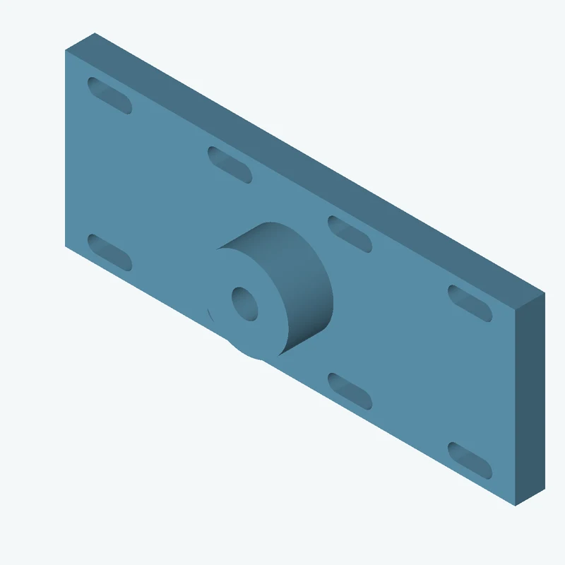 Rectangular body, 90 × 34 × 6 mm (W×D×H) — 1624