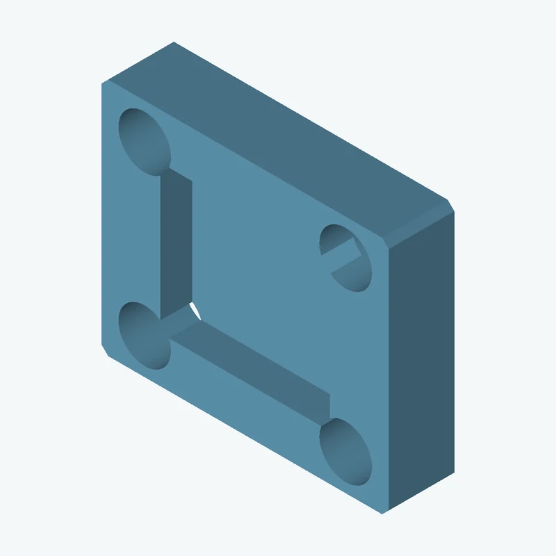 Rectangular body, 35 × 29.2 × 8 mm (W×D×H) — 1733