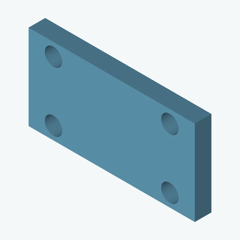 Rectangular body, 100 × 51.3 × 10 mm (W×D×H) — 1933
