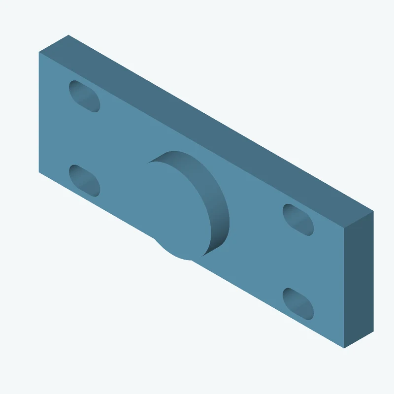 Rectangular body, 82.28 × 28.1 × 8 mm (W×D×H) — 1941
