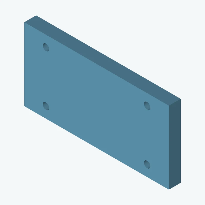 Rectangular body, 97.82 × 49.2 × 8 mm (W×D×H) — 2010