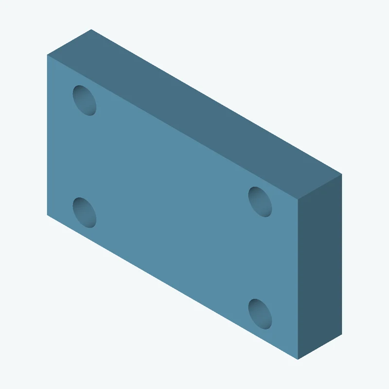 Rectangular body, 33.97 × 18.8 × 6 mm (W×D×H) — 2039