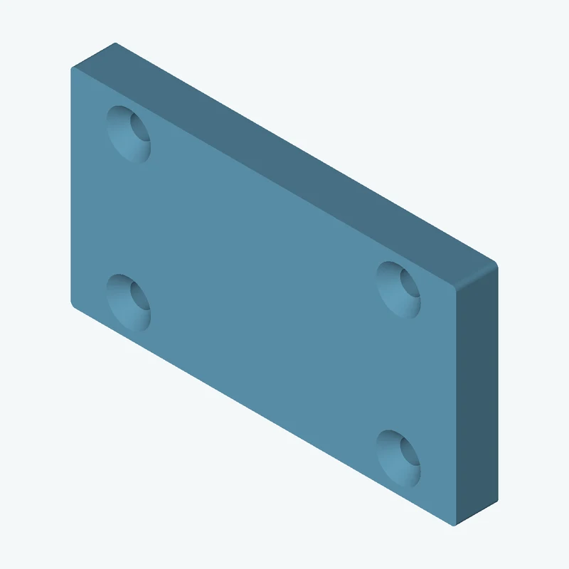 Rectangular body, 110 × 59.5 × 12 mm (W×D×H) — 2127