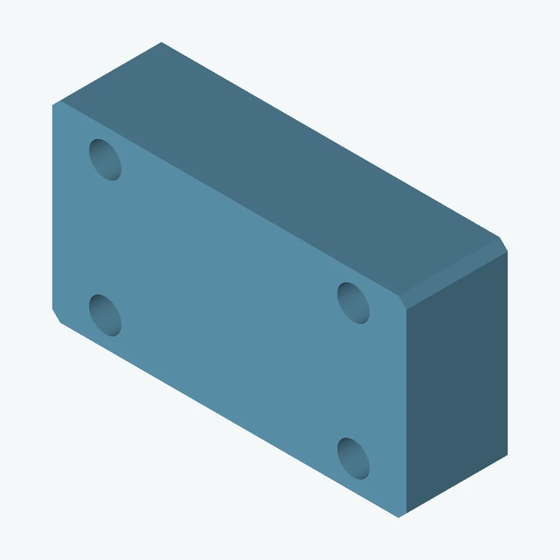 Rectangular body, 35 × 19 × 10 mm (W×D×H) — 2140