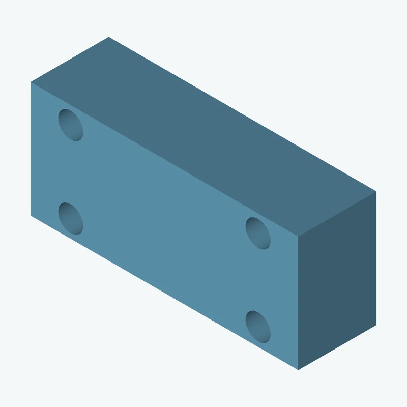 Rectangular body, 34.25 × 14.8 × 10 mm (W×D×H) — 2244