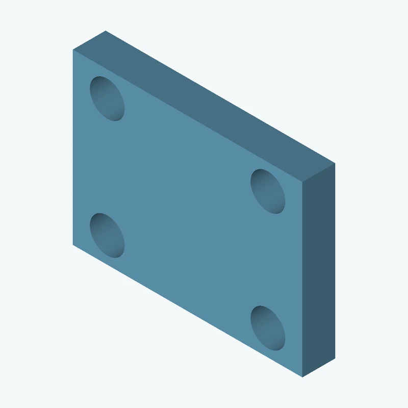 Rectangular body, 35 × 25.8 × 5 mm (W×D×H) — 2359