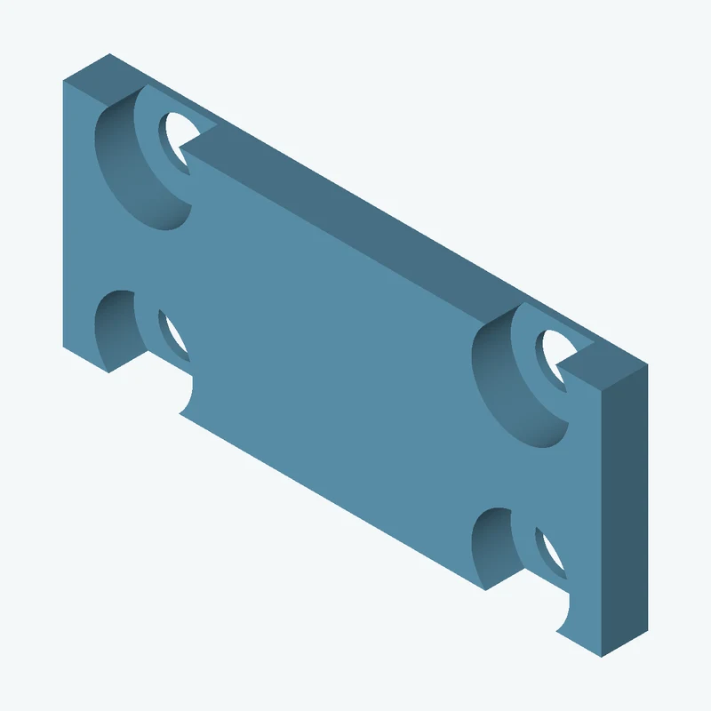 Rectangular body, 115 × 49.3 × 10 mm (W×D×H) — 2460