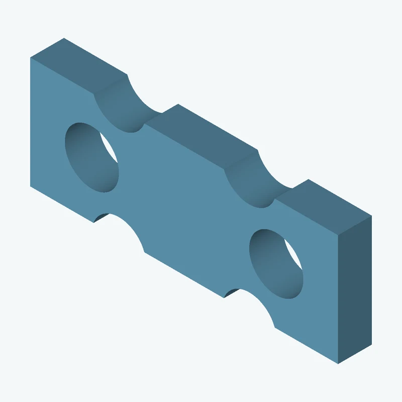 Rectangular body, 36.4 × 13.2 × 4 mm (W×D×H) — 2573