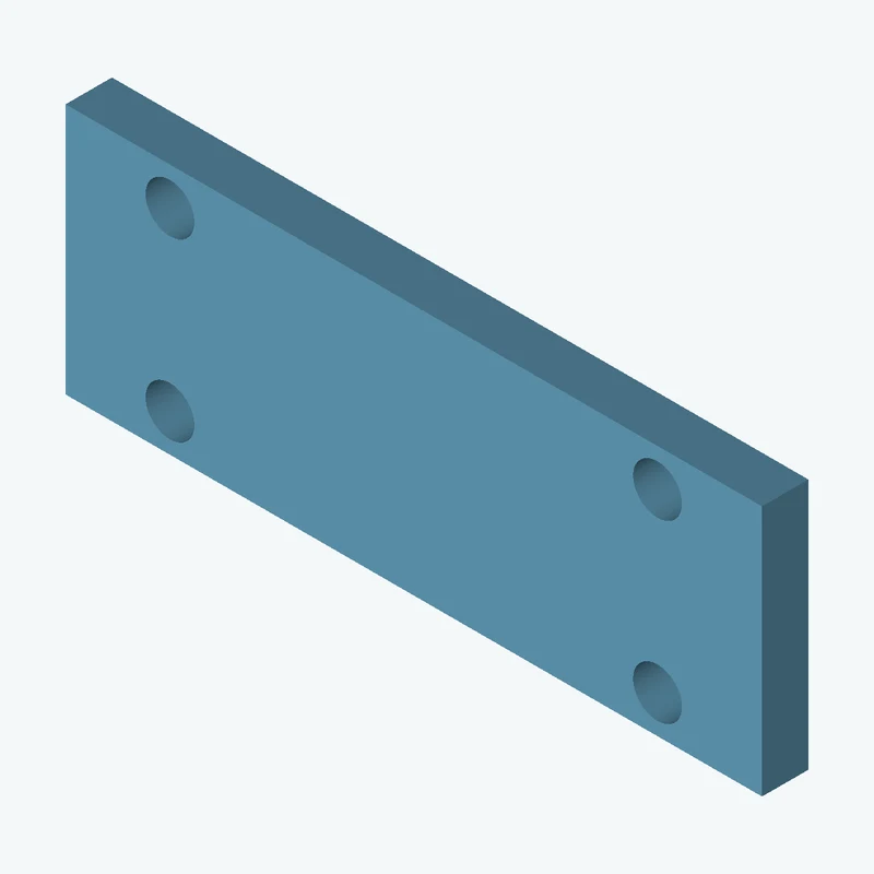 Rectangular body, 120 × 43.3 × 8 mm (W×D×H) — 2670
