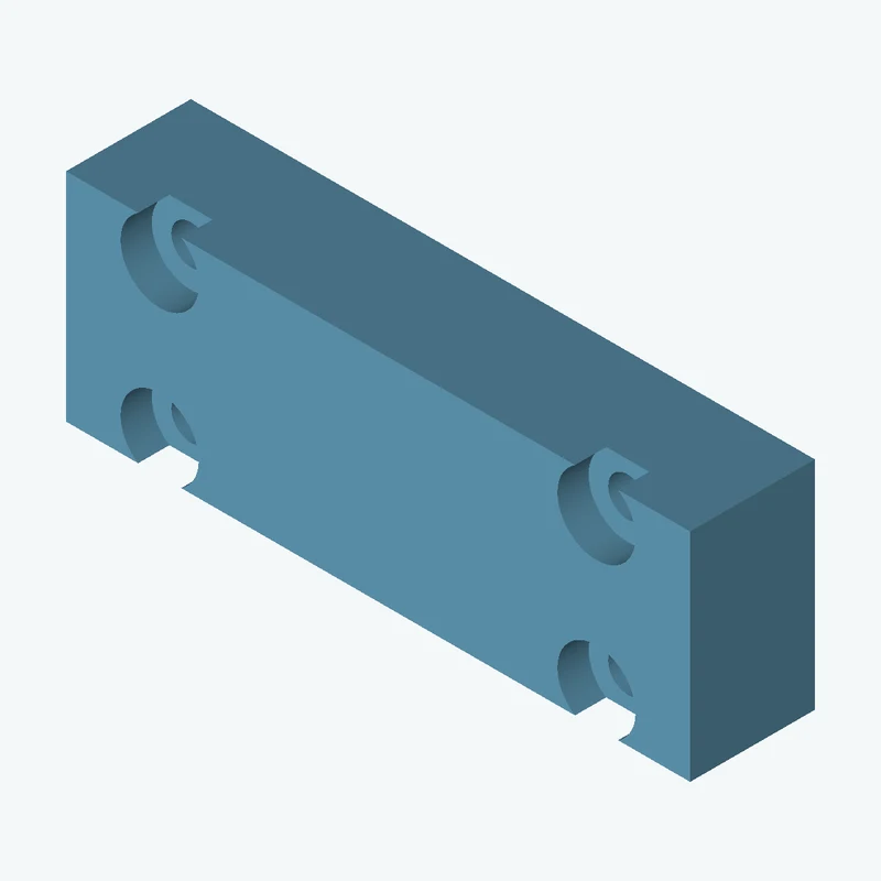 Rectangular body, 40 × 13.9 × 8 mm (W×D×H) — 2756
