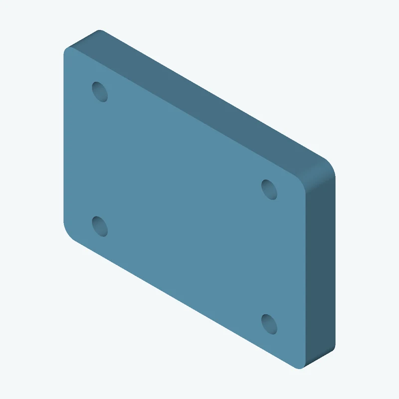 Rectangular body, 81.15 × 55.8 × 10 mm (W×D×H) — 2817