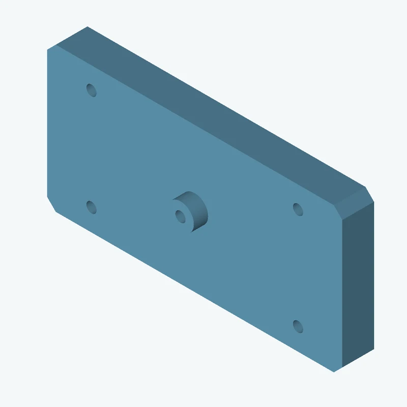 Rectangular body, 93.17 × 45.7 × 10 mm (W×D×H) — 3001
