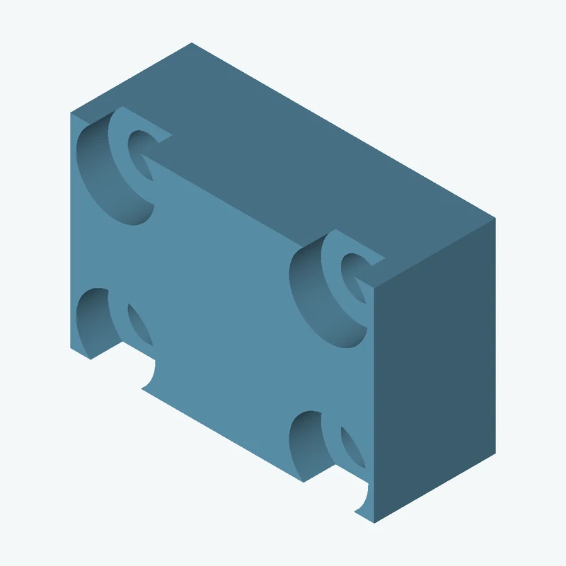 Rectangular body, 20 × 13.4 × 8 mm (W×D×H) — 3314