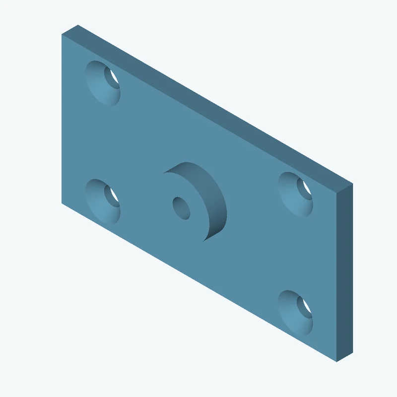 Rectangular body, 99.96 × 53.2 × 6 mm (W×D×H) — 3769