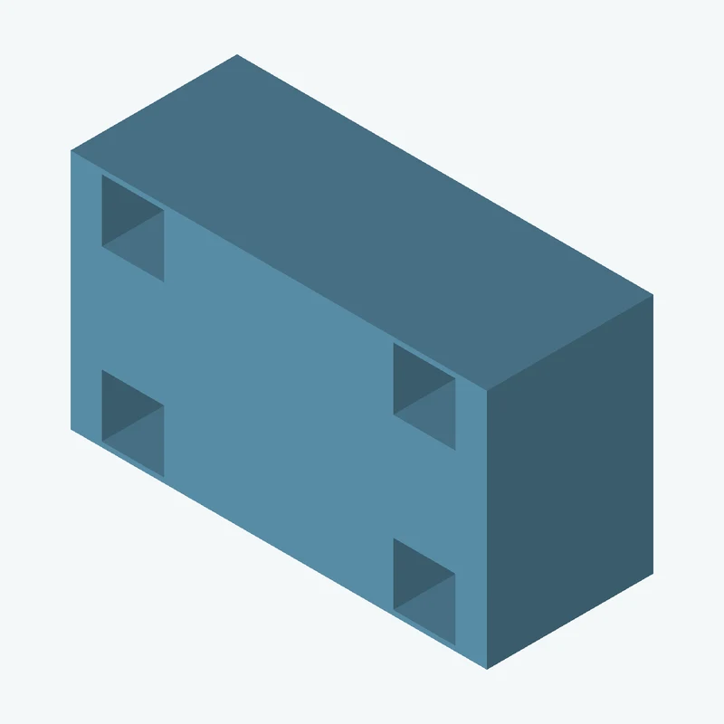 Rectangular body, 20 × 11.6 × 8 mm (W×D×H) — 3790