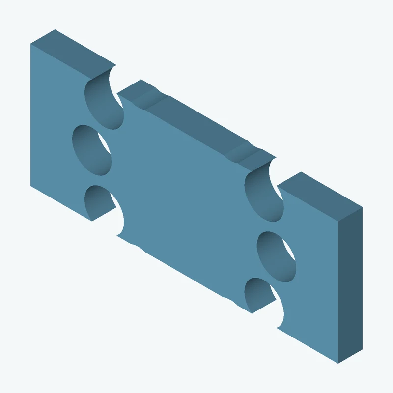 Rectangular body, 25 × 10 × 2 mm (W×D×H) — 3793
