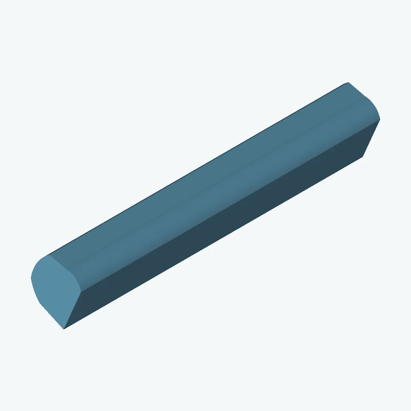 freeform sketched section (6 segments: 3 straight, 2 arcs, 1 curve), ~38.534 × 44.271 mm, extruded 229.6 mm thick — 3033