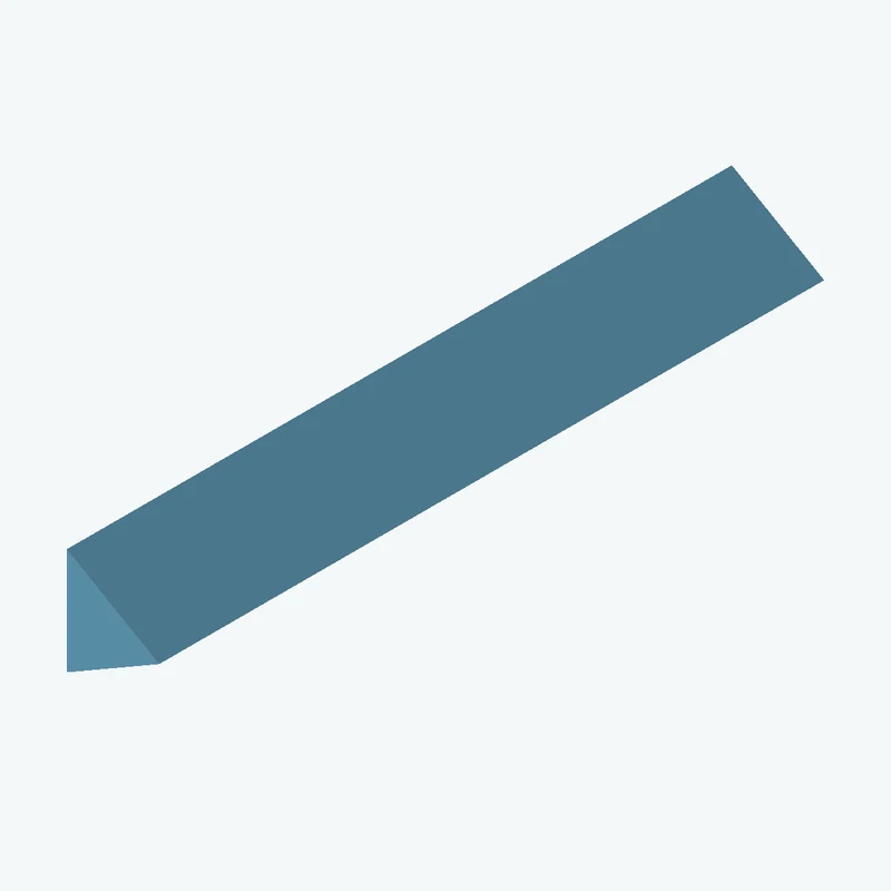 3-sided polygon section, 37.04 mm across corners, extruded 200 mm thick — 3719