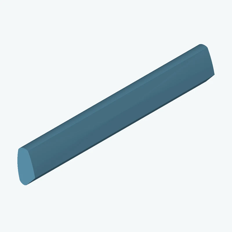 freeform sketched section (5 segments: 1 straight, 2 arcs, 2 curves), ~21.511 × 39.054 mm, extruded 230.7 mm thick — 3796