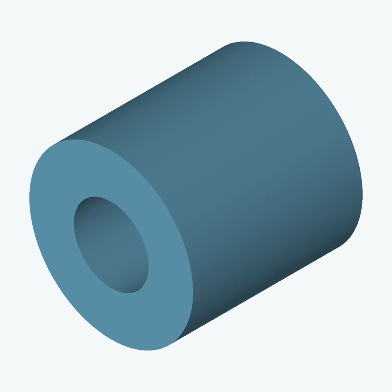 Revolved body, Ø65 mm × 67.4 mm tall with Ø29.7 mm bore — 0094
