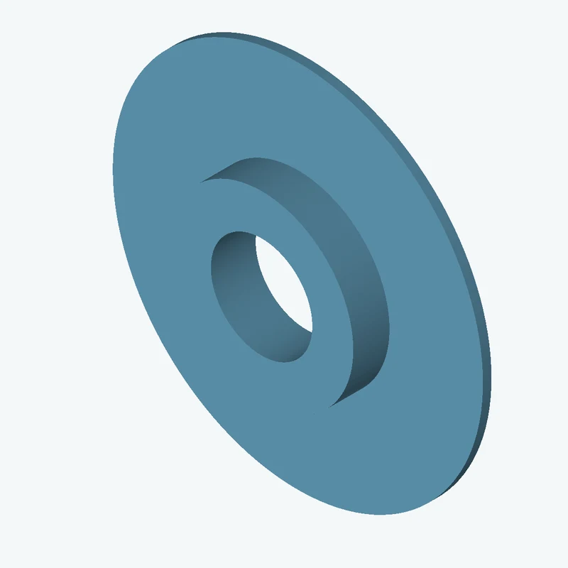 Revolved body, Ø45 mm × 11 mm tall with Ø24.9 mm bore, Ø90.9 mm × 2.1 mm flange — 0679