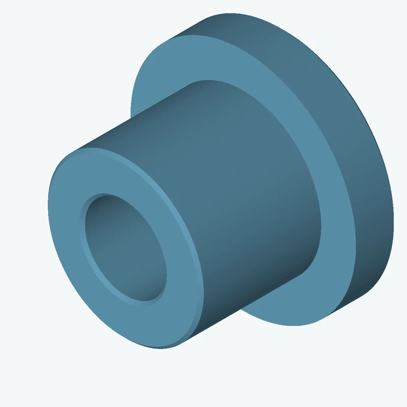 Revolved body, Ø47.29 mm × 48.9 mm tall with Ø24.8 mm bore, Ø68.4 mm × 12.4 mm flange — 3771
