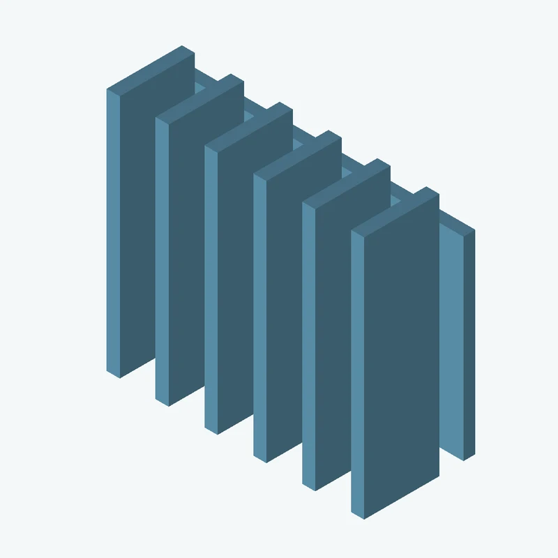 Rectangular body, 76.68 × 48.8 × 3 mm (W×D×H) — 0065