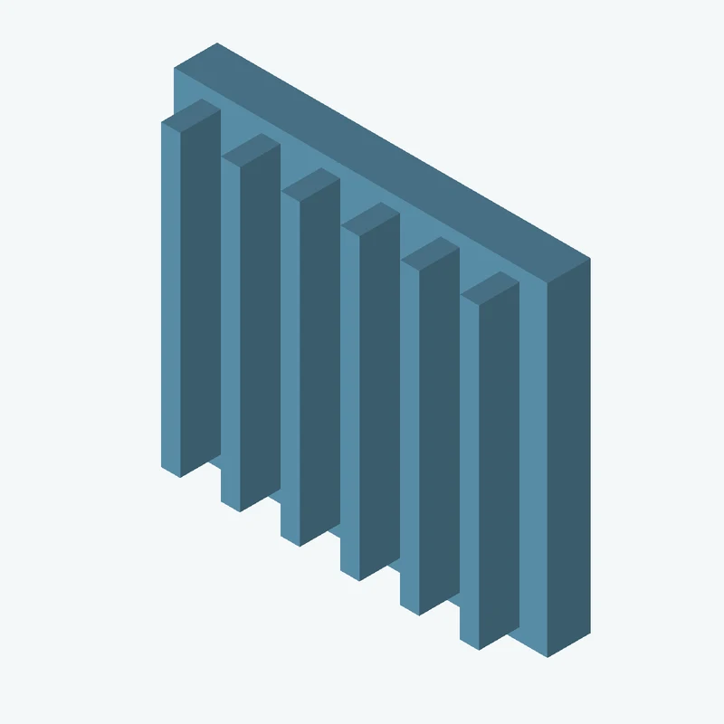 Rectangular body, 86.32 × 75 × 10 mm (W×D×H) — 0149