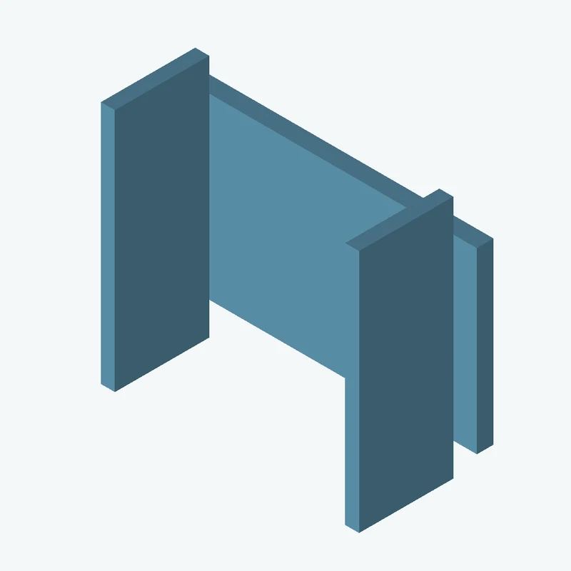 Rectangular body, 54.71 × 32 × 3 mm (W×D×H) — 0231