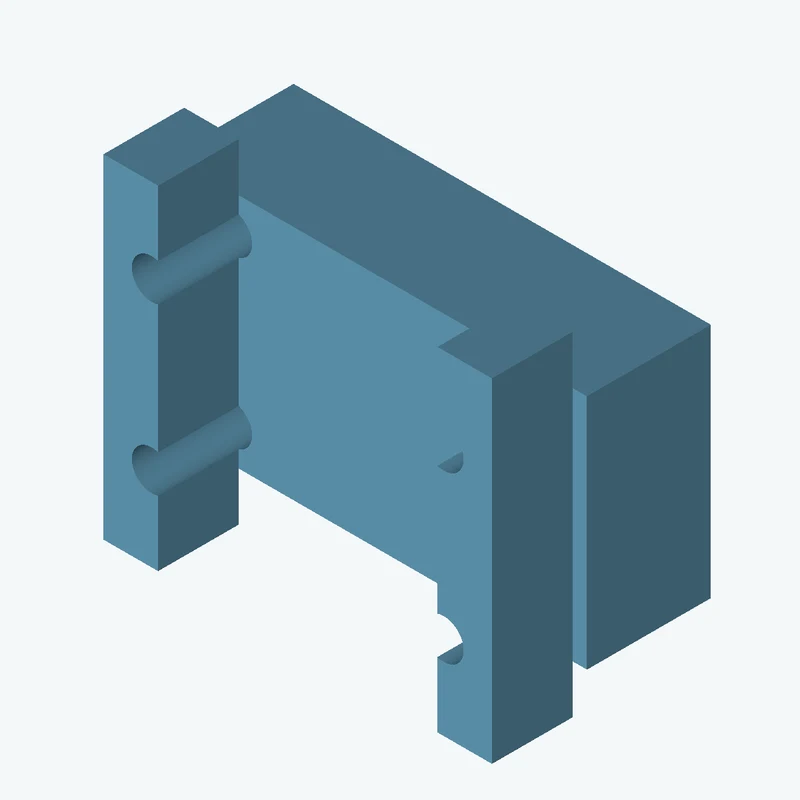 Rectangular body, 33.67 × 19.1 × 10 mm (W×D×H) — 0432