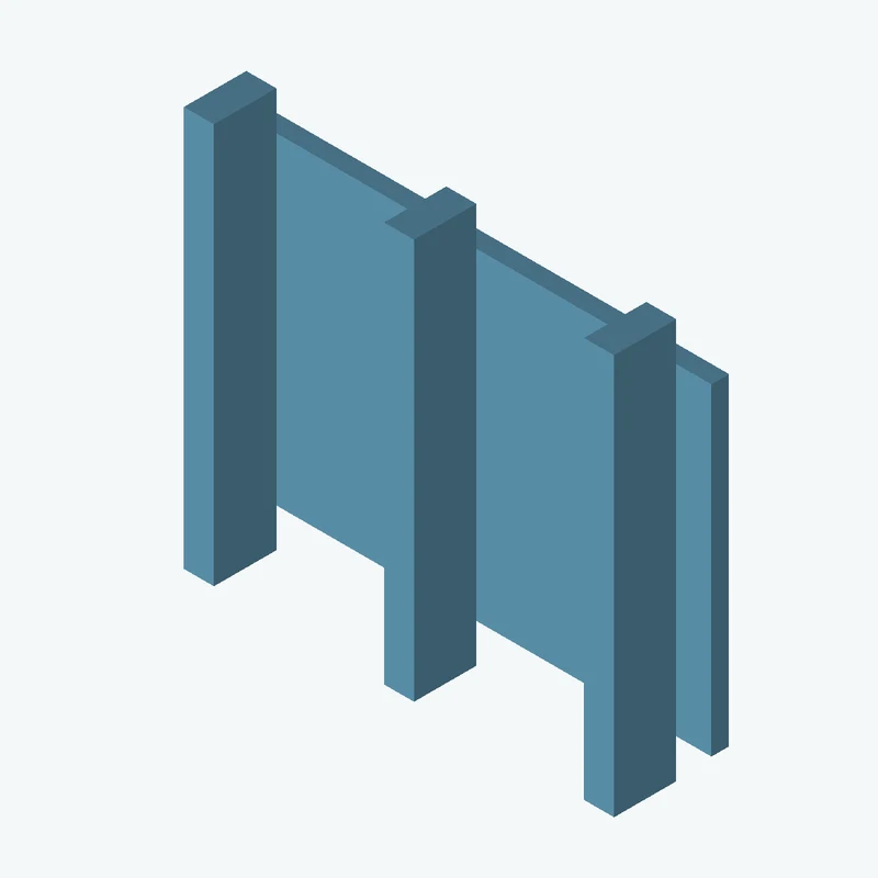 Rectangular body, 85 × 54.8 × 3 mm (W×D×H) — 0779