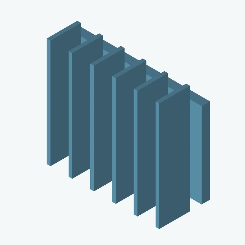 Rectangular body, 81.33 × 50.9 × 5 mm (W×D×H) — 0876