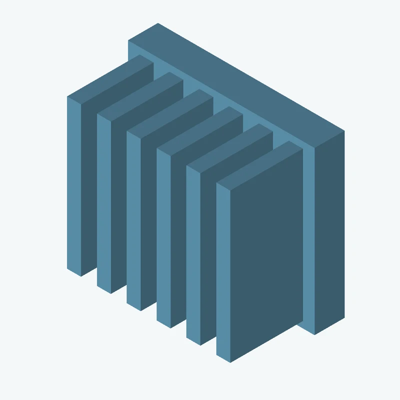 Rectangular body, 49.61 × 43.1 × 8 mm (W×D×H) — 0991