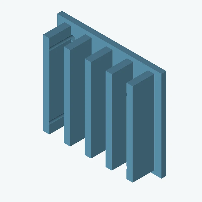 Rectangular body, 65 × 56.6 × 3 mm (W×D×H) — 1010