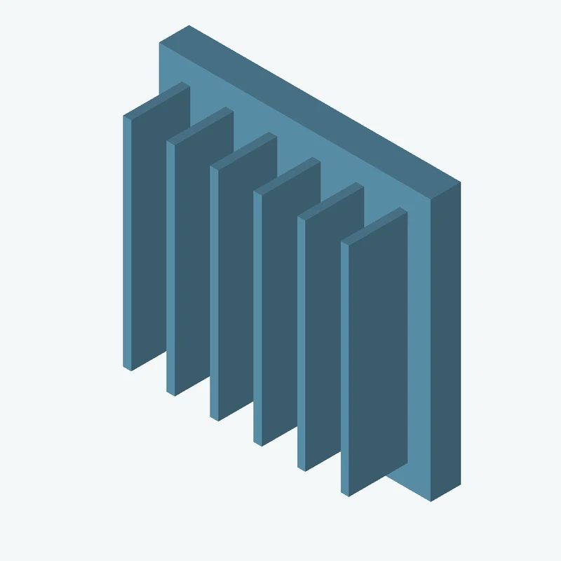 Rectangular body, 90 × 86.7 × 10 mm (W×D×H) — 1060