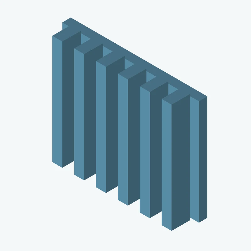 Rectangular body, 64.46 × 49.6 × 4 mm (W×D×H) — 1328