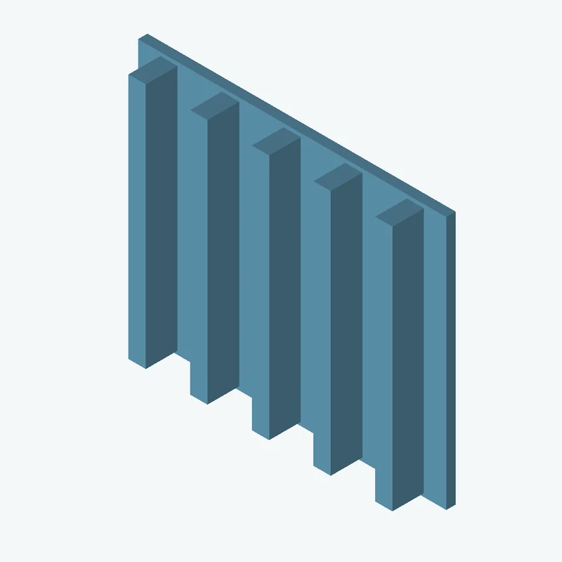 Rectangular body, 98.14 × 80.8 × 3 mm (W×D×H) — 1739