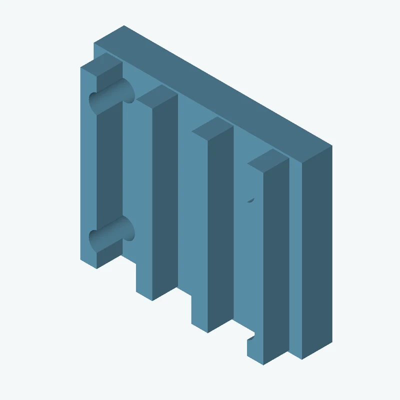 Rectangular body, 54.66 × 44.7 × 8 mm (W×D×H) — 1920